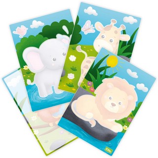 Раскраска многоразовая водная 'Зоопарк' 4 картинки 3