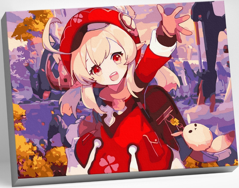 Картина по номерам Molly 'Геншин. Кли' (Genshin) 30x40 см