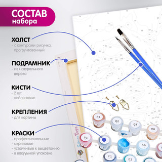 Картина по номерам Molly 'Кошка с жемчужной сережкой', артикул HR0224 2