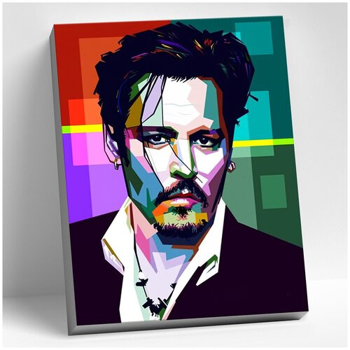 Картина по номерам Molly 'Джонни Депп', 23 цвета, артикул HR0251