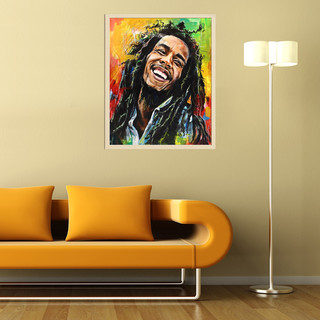 Картина по номерам 'Боб Марли' 26 цветов, 40х50 см, Molly 6