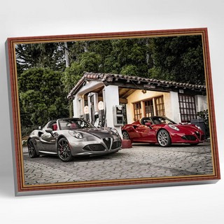 Алмазная мозаика 'Легендарная Альфа Ромео' 40х50 см (35 цветов) 2