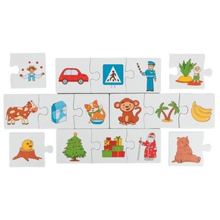 Пазл 'Ассоциации' (логические цепочки) 30 элементов, KiddieArt 4