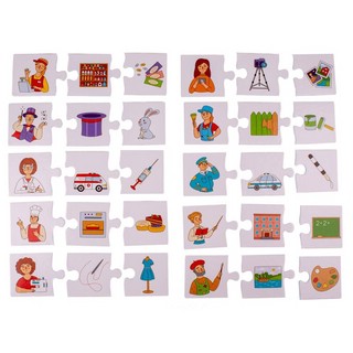 Пазл 'Профессии' (логические цепочки) 30 элементов, KiddieArt 5