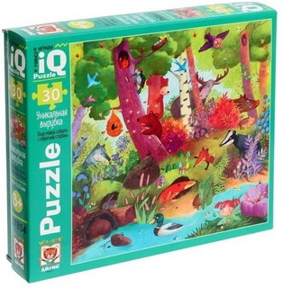 IQ Пазл. Прятки в лесу, 30 деталей