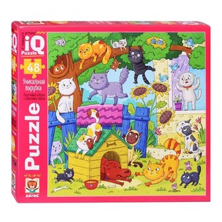 IQ Пазл. Озорные котята, 48 деталей