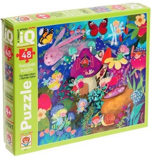 IQ Пазл. Поляна фей, 48 деталей