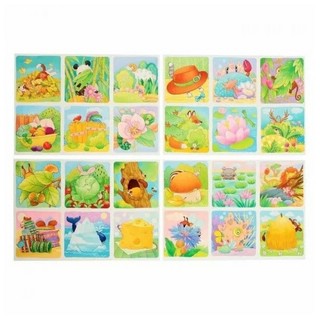 Играем в прятки. Кто это спрятался? Пластиковое IQ лото для малышей 8