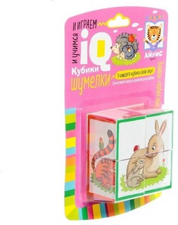 Зайка-побегайка. IQ кубики шумелки 3