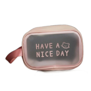 Косметичка 'Have a Nica Day' розовая