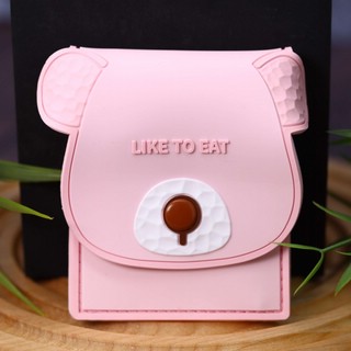 Маникюрный набор 'Bear like to eat' розовый 2