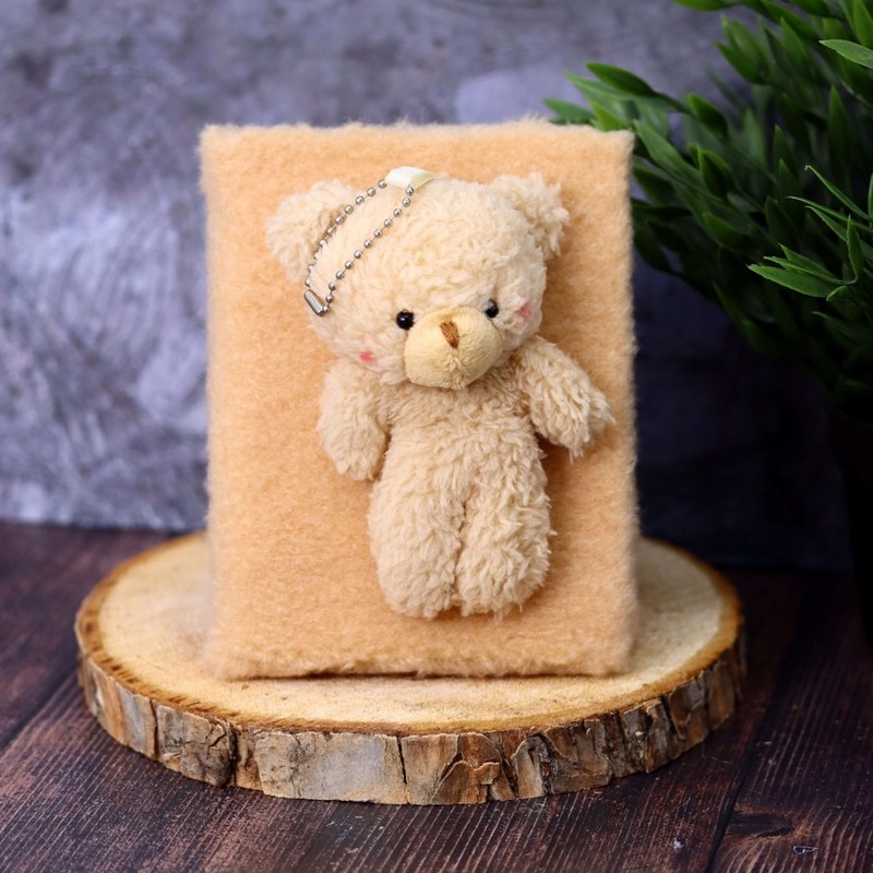 Блокнот плюшевый 'Мишка'