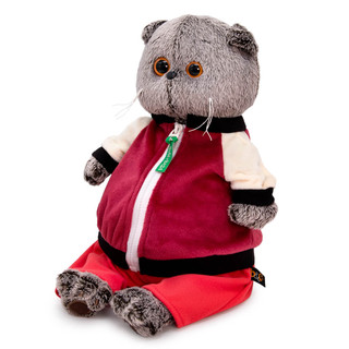 Басик в спортивной курточке и штанах, 22 см 2