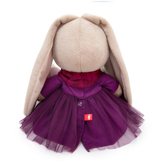 Зайка Ми в платье и шарфе с помпонами, 23 см 3