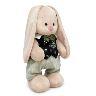 Зайка Ми в жилете и штанишках в клетку, 32 см 2