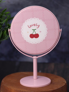 Зеркало настольное 'Lovely cherry', розовый
