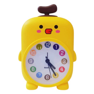Часы-будильник 'Rainbow duck' желтый
