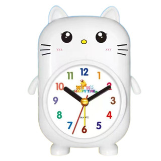 Часы-будильник 'Smart cat' белый