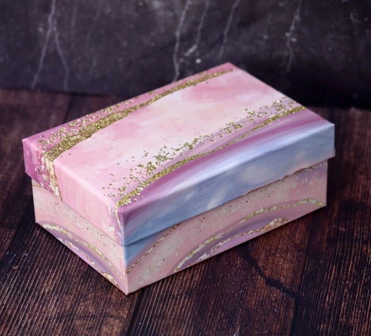 Коробка подарочная 'Аметист' №3, 23х16х9.5 см