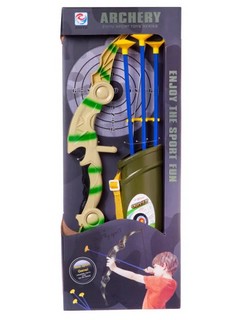 Игровой набор Лук камуфляжный складной со стрелами и колчаном 2