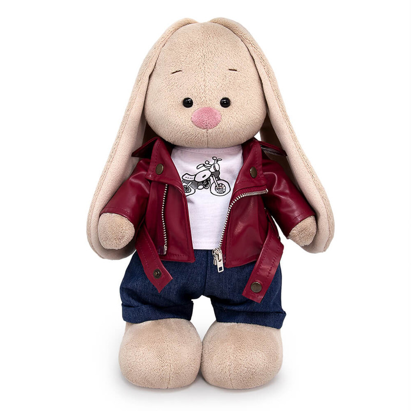 Зайка Ми в косухе и джинсах, 32 см, артикул StM-571