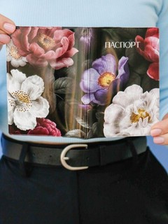 Обложка для паспорта Flowers 3