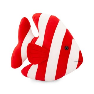 Игрушка-подушка Рыба полосатая, 38 см, красный/белый