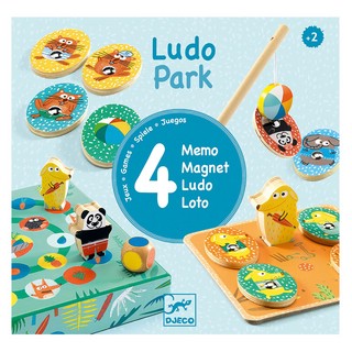 Магнитная игра 4в1 «Людопарк» 5