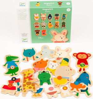 Набор пазлов «Обезьянка и её друзья», 4/6/9 элементов 6