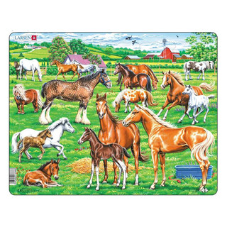 Пазл «Лошади», 33 элемента 1