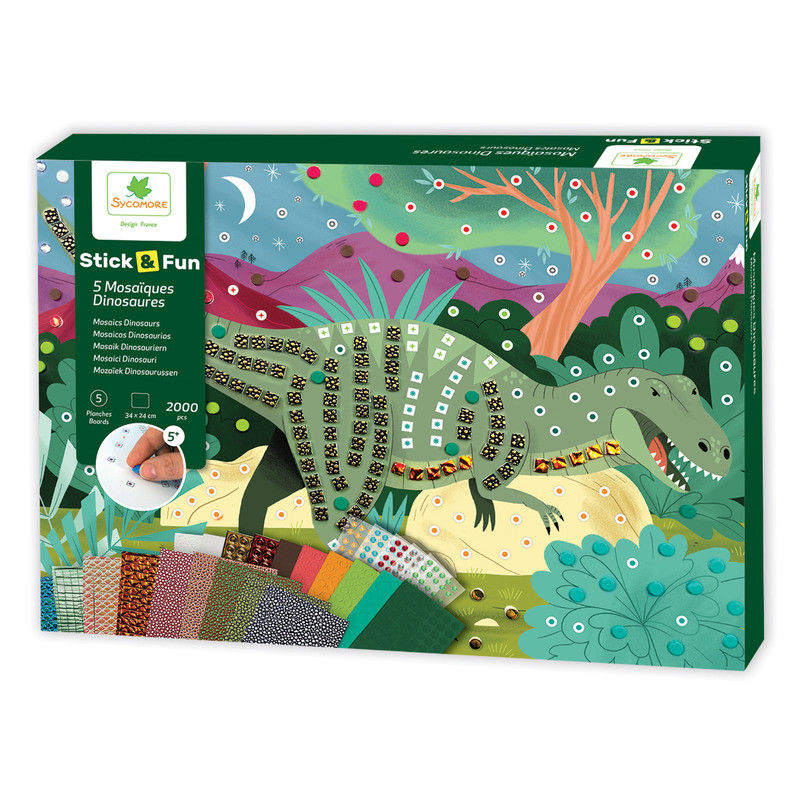 Набор для декорирования Stick&Fun «Динозавры XL»