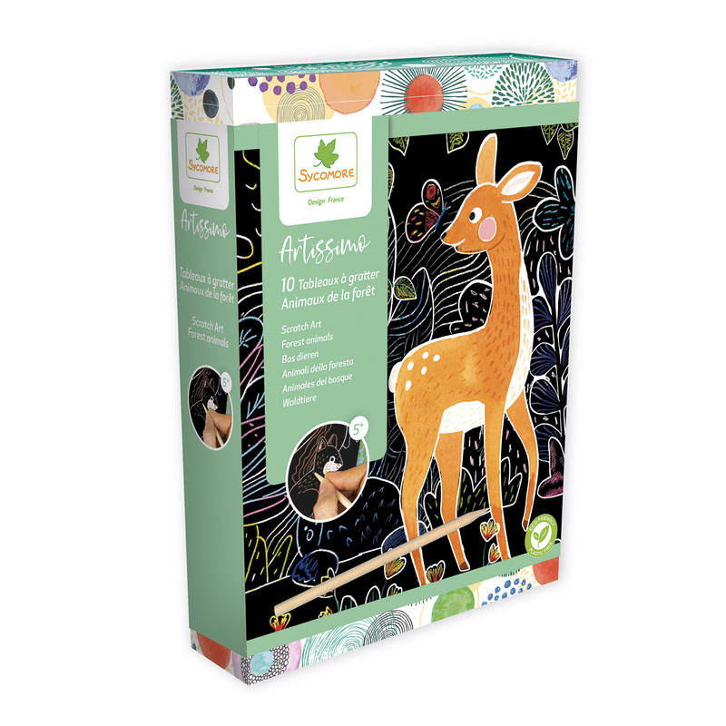 Набор для скретчинга «Лесные животные»