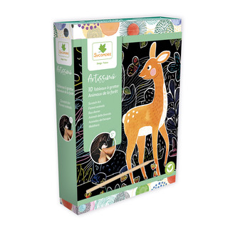 Набор для скретчинга «Лесные животные» 1