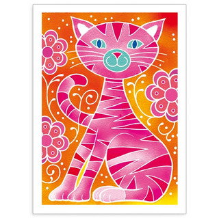 Акварельная раскраска «Кошки», мини 3