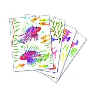 Акварельная раскраска «Аквариум» 4