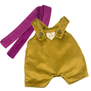 Бархатный комбинезон и шарфик для Басика 19 см 1