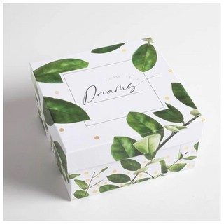 Коробка квадратная 'Тропики' №2, 16х16х9 см 1