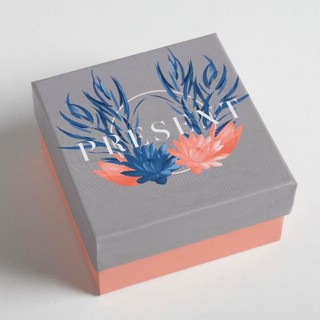 Коробка квадратная 'Античность' №1, 10 х 10 х 6 см 2