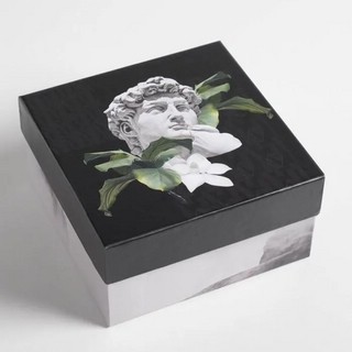 Коробка квадратная 'Античность' №3, 14 х 14 х 8 см 1