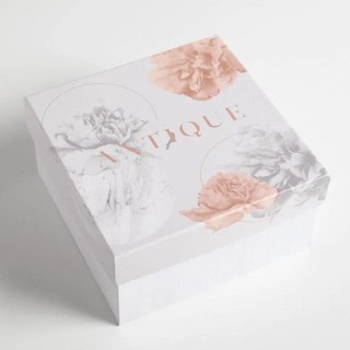 Коробка квадратная 'Античность' №4, 16 х 16 х 9 см 1