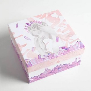 Коробка квадратная 'Античность' №5, 18 х 18 х 10 см 1