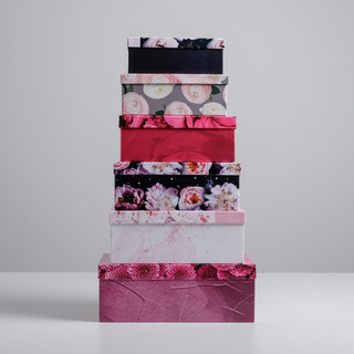 Коробка прямоугольная 'Цветочная' №4, 26 х 17 х 10 см 3