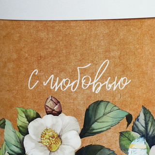 Коробка круглая 'Цветочная' 16 х 16 см 2