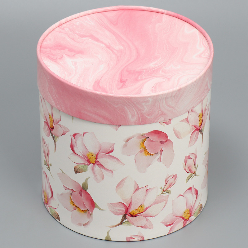 Коробка круглая 'With love' 16 х 16 см