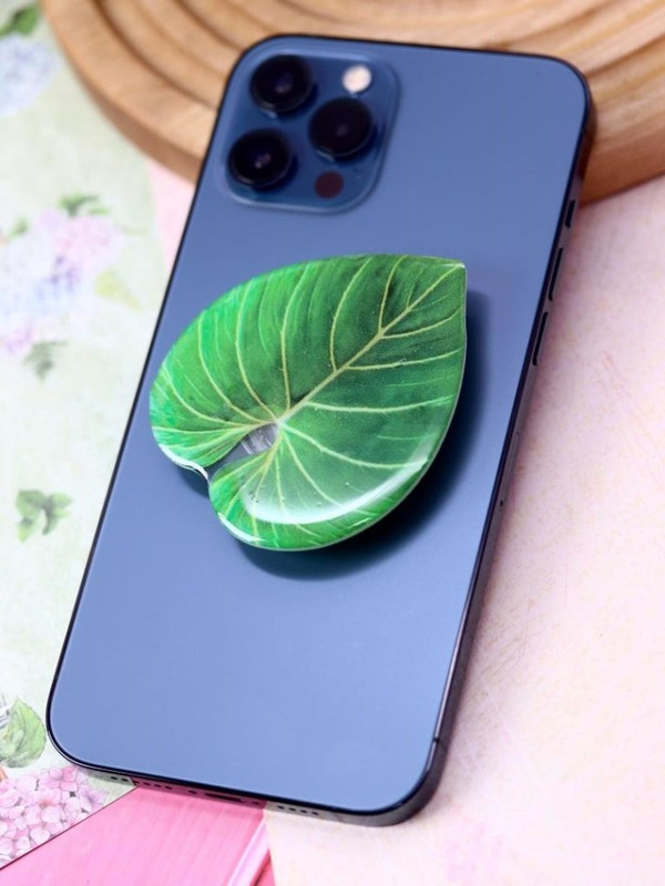 Попсокет 'Leaf', green