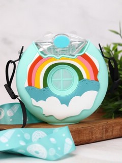Бутылка 'Rainbow donut' 380 мл, голубой 3