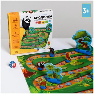Настольная игра 'Бродилка. Путешестие по Джунглям' 5