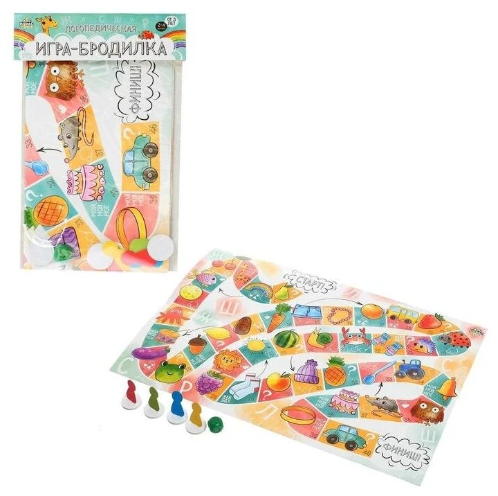 Настольная игра-бродилка логопедическая