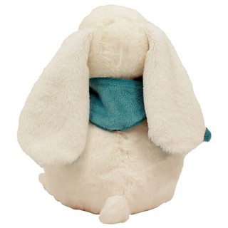 Кролик, 21 см, белый/бирюзовый, Лапкин 4