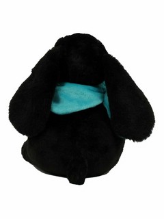 Кролик, 21 см, черный/бирюзовый 4